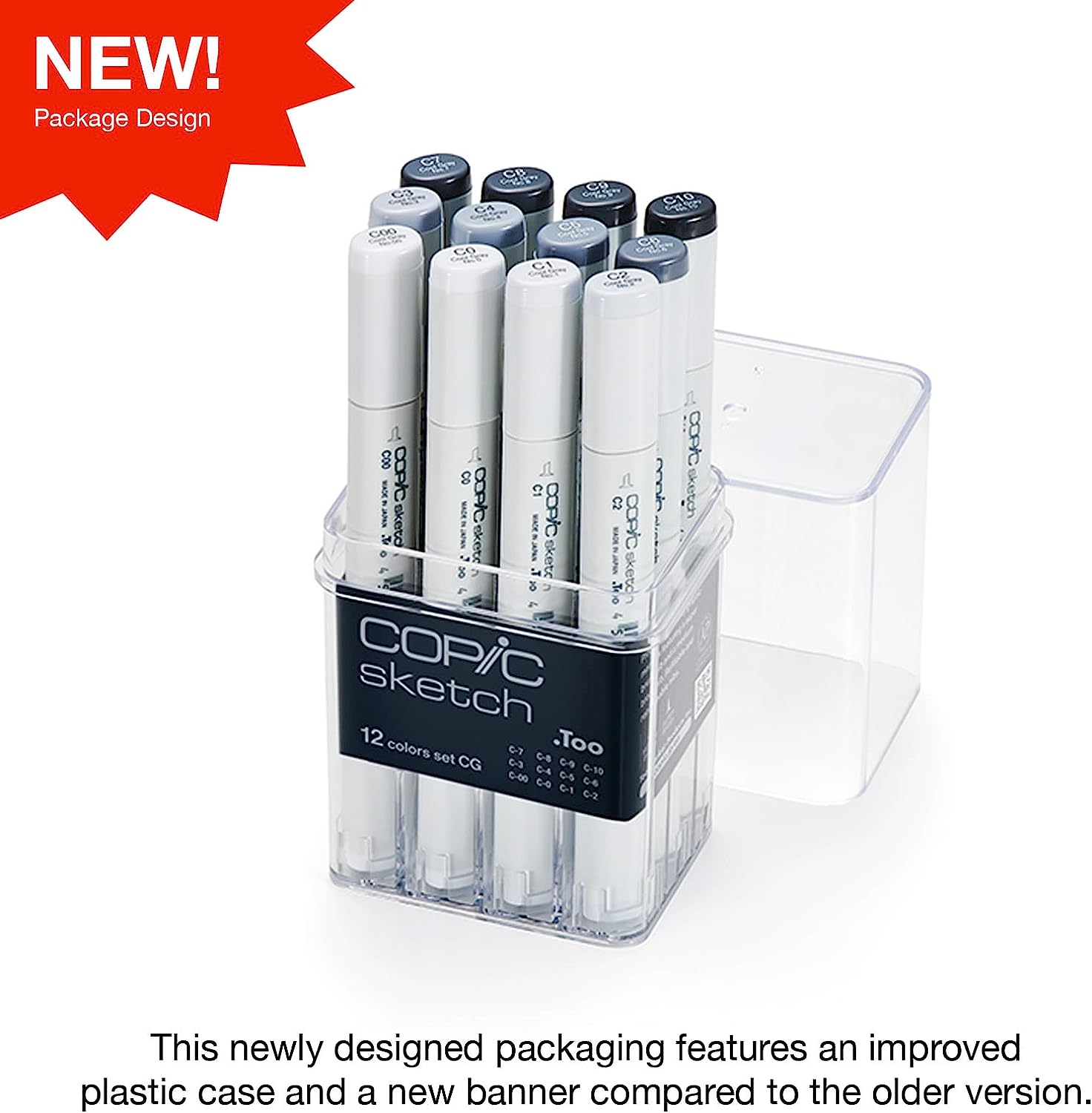 Copic Sketch, Alcohol-based Markers, 12pc Set, Basic - Image 2